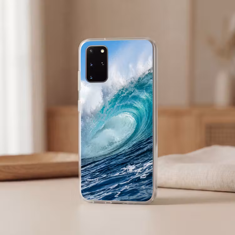 Telefoonhoesje - Golf - Oceaan - Water - Dynamisch - Blauw — 3