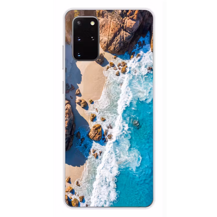 Telefoonhoesje - Strand - Zee - Rotsen - Natuur - Blauw — 4