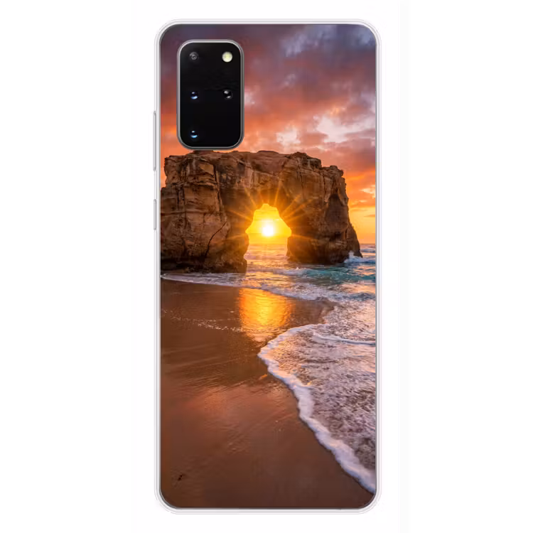Telefoonhoesje - Kust - Rots - Zonsondergang - Zee - Natuur — 4