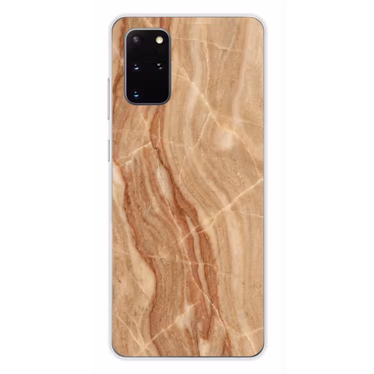 Telefoonhoesje - Marmer - Ader - Natuur - Abstract - Beige — 4