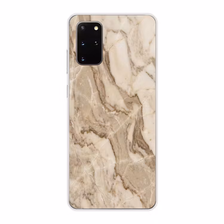 Telefoonhoesje - Marmer - Aderen - Textuur - Beige - Modern — 1