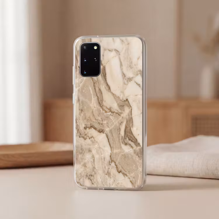 Telefoonhoesje - Marmer - Aderen - Textuur - Beige - Modern — 3