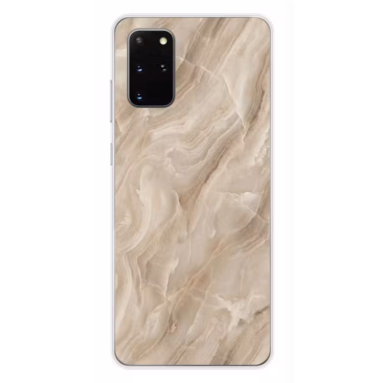 Telefoonhoesje - Steen - Golvend - Abstract - Beige — 4