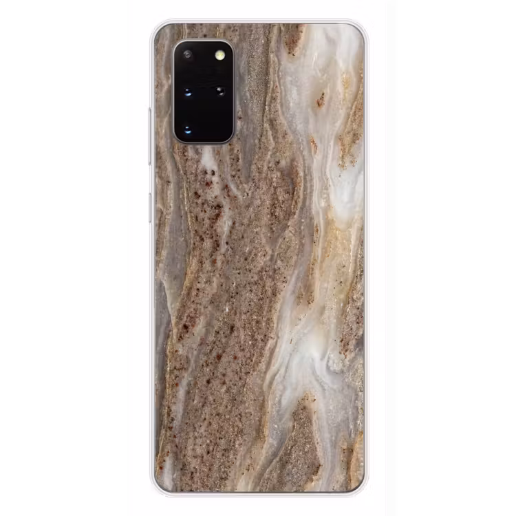 Telefoonhoesje - Textuur - Steen - Abstract - Beige — 4