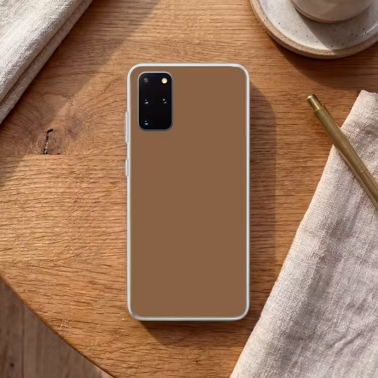 Telefoonhoesje - Soft - Walnut - Bruin — 2