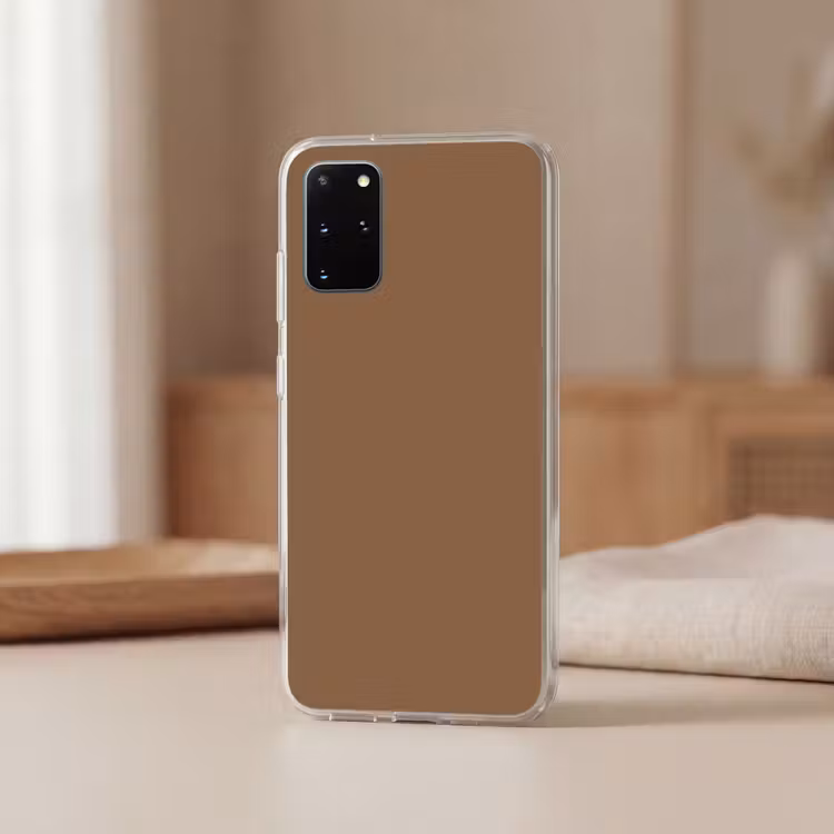 Telefoonhoesje - Soft - Walnut - Bruin — 3