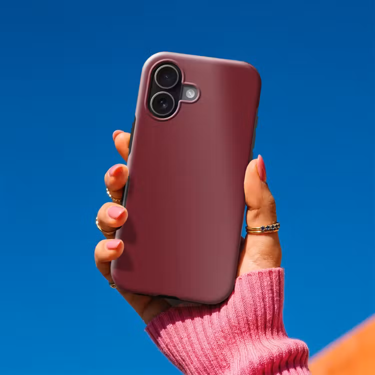 Telefoonhoesje Toughcase - Dark - Garnet - Rood — 2
