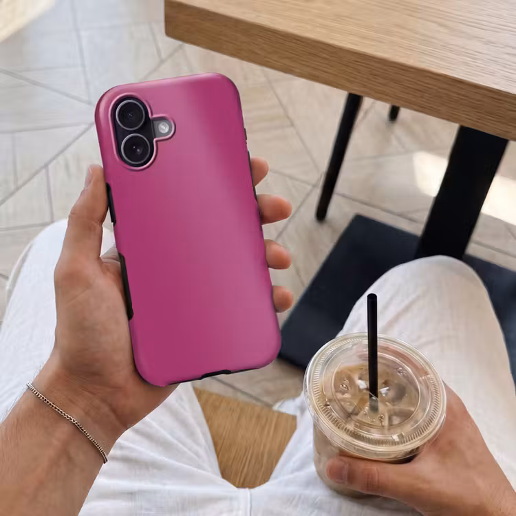 Telefoonhoesje Toughcase - Deep - Magenta - Paars — 4