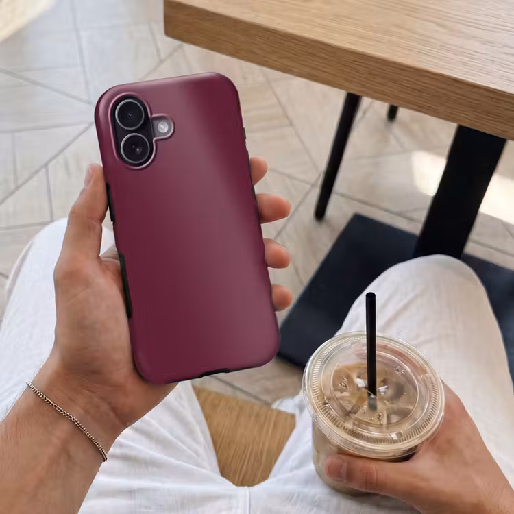 Telefoonhoesje Toughcase - Deep - Plum - Paars — 4