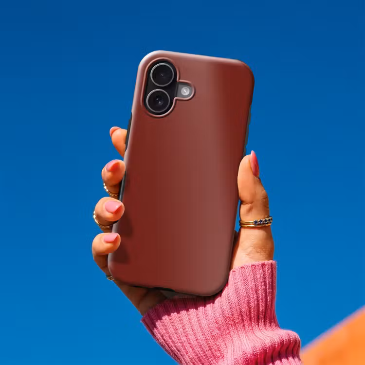 Telefoonhoesje Toughcase - Rustic - Terracotta - Rood — 2