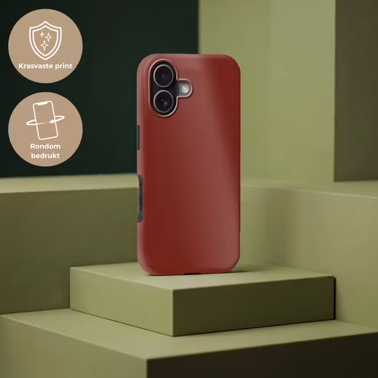 Telefoonhoesje Toughcase - Rustic - Terracotta - Rood — 7