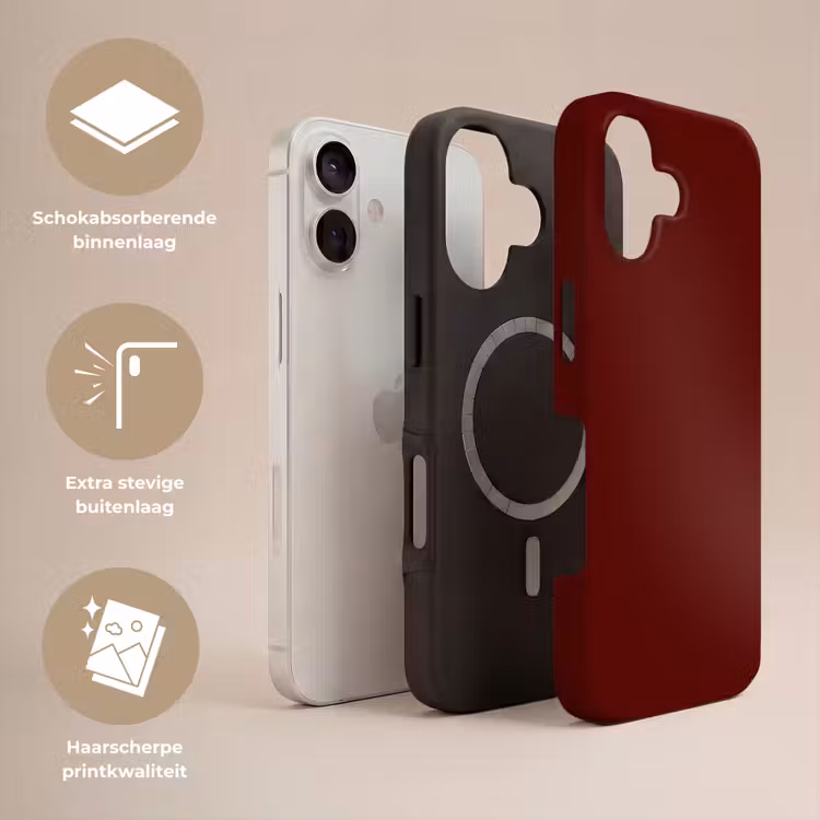 Telefoonhoesje Toughcase - Burnt - Mahogany - Rood — 3