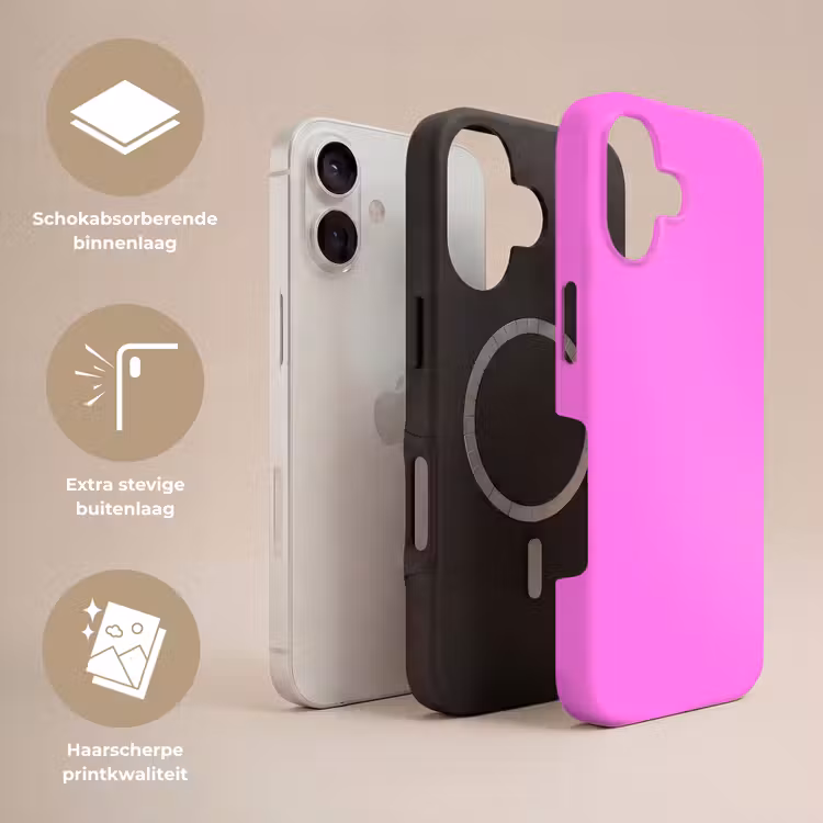 Telefoonhoesje Toughcase - Bright - Orchid - Roze — 3