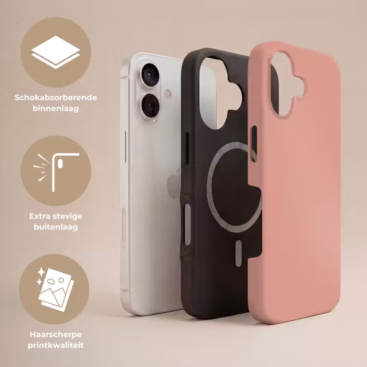 Telefoonhoesje Toughcase - Muted - Salmon - Koraal — 3