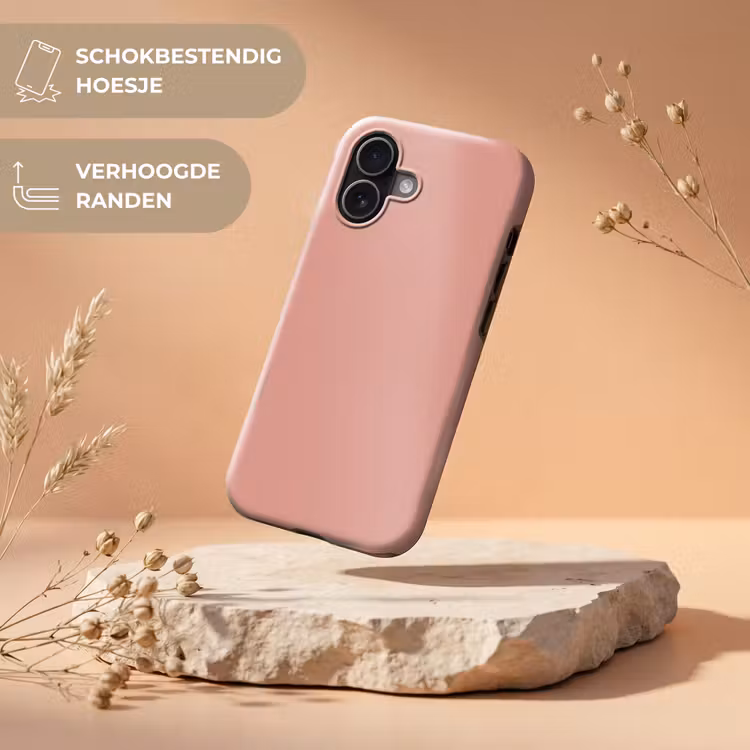 Telefoonhoesje Toughcase - Muted - Salmon - Koraal — 5