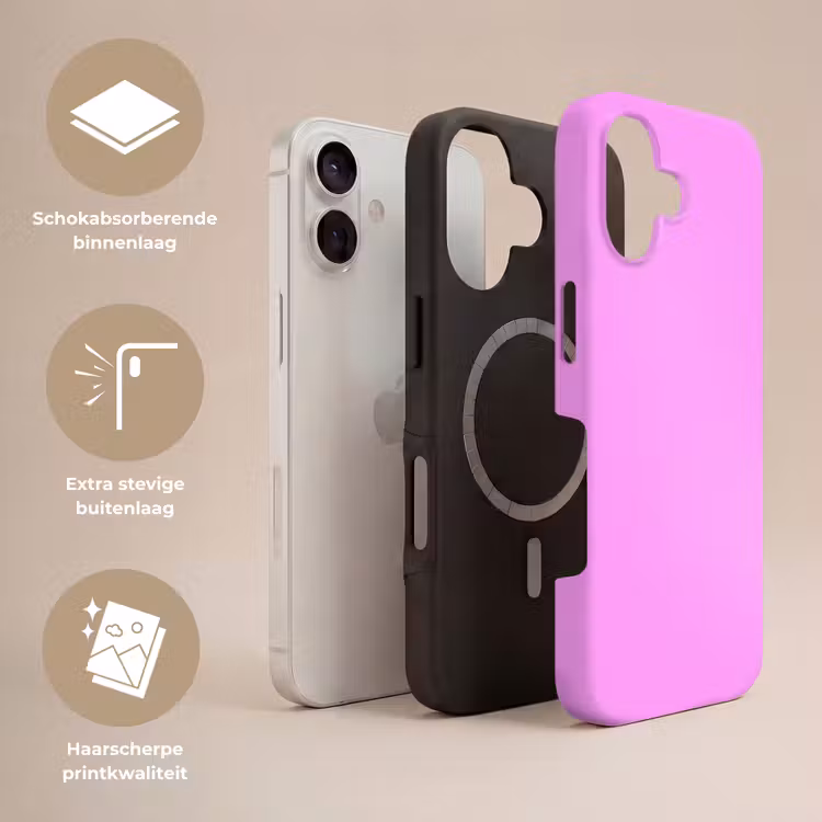 Telefoonhoesje Toughcase - Soft - Lavender - Roze — 3