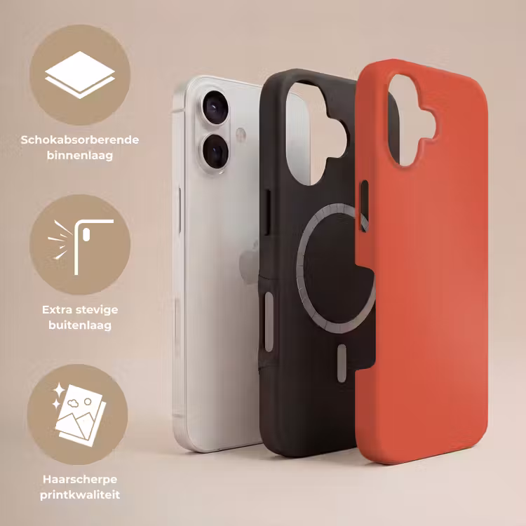Telefoonhoesje Toughcase - Brick - Red - Rood — 3