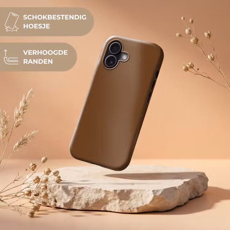 Telefoonhoesje Toughcase - Rich - Espresso - Bruin — 5