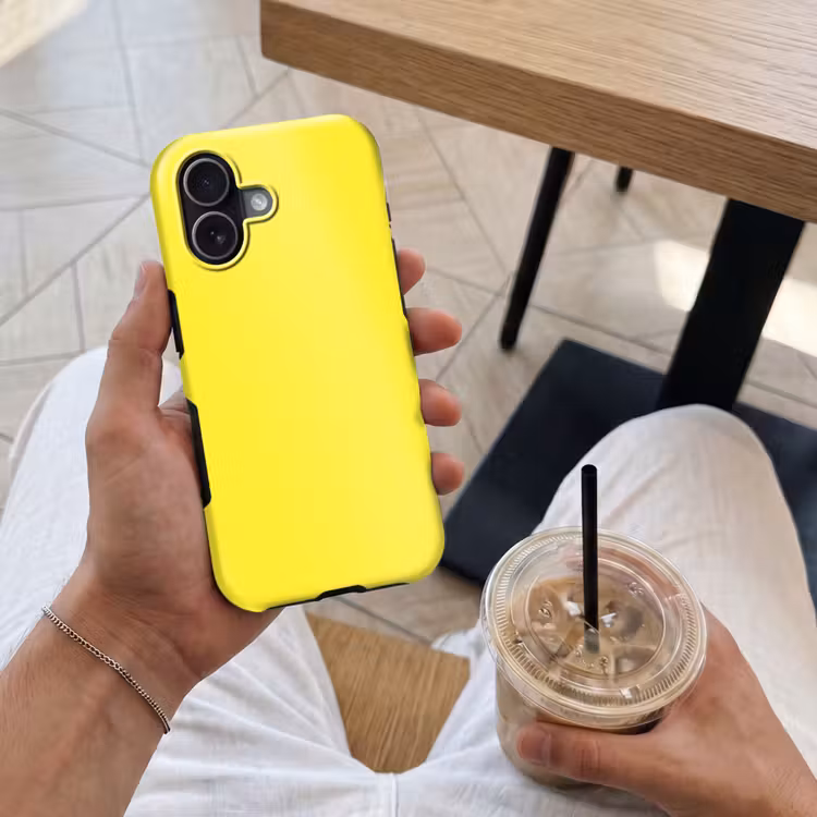 Telefoonhoesje Toughcase - Soft - Custard - Geel — 4