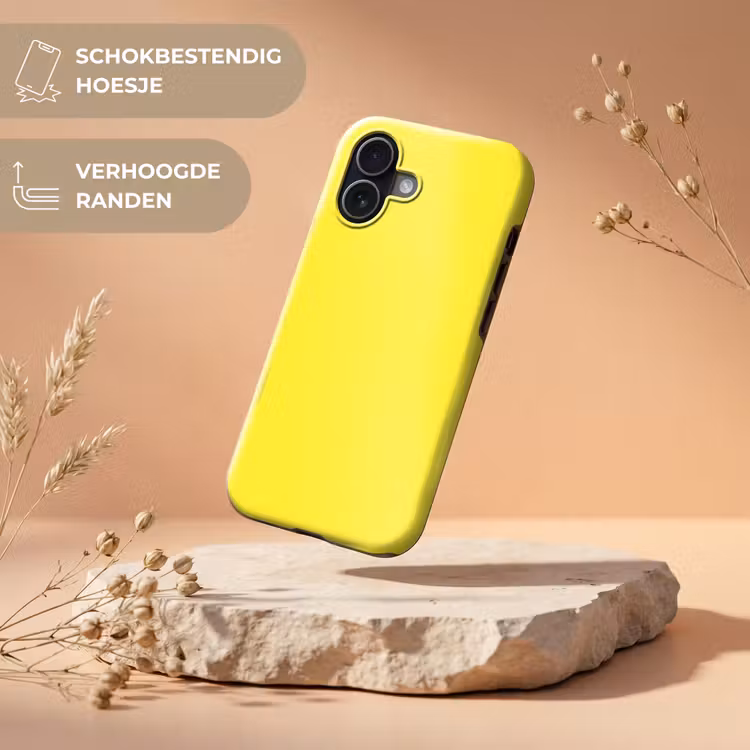 Telefoonhoesje Toughcase - Soft - Custard - Geel — 5