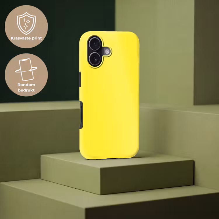 Telefoonhoesje Toughcase - Soft - Custard - Geel — 7