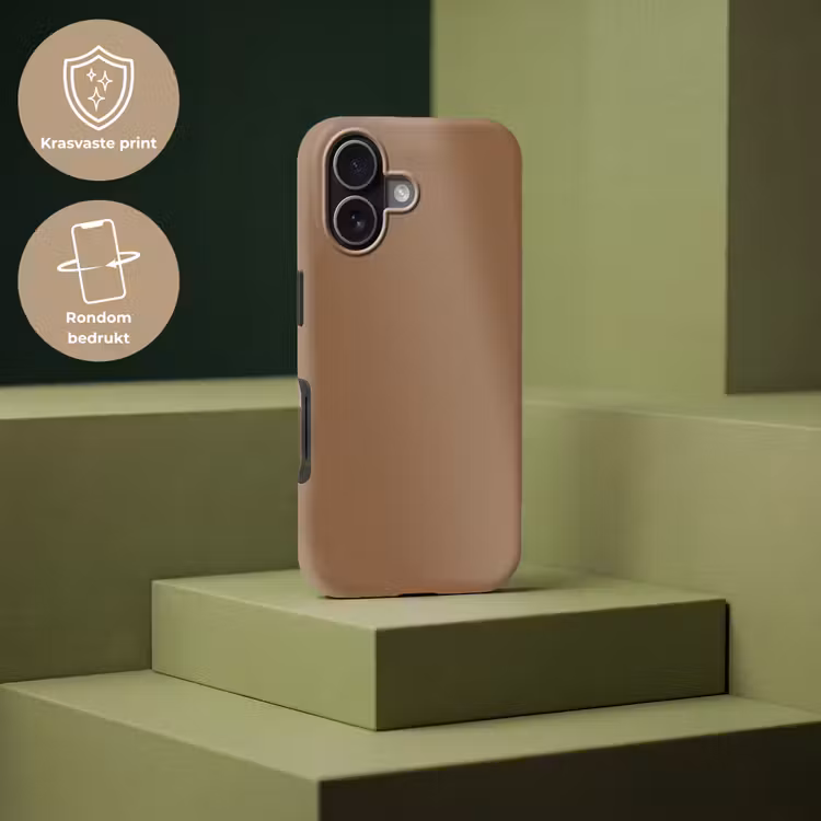 Telefoonhoesje Toughcase - Soft - Walnut - Bruin — 7