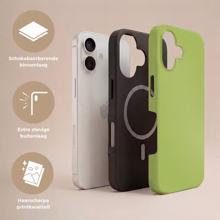 Telefoonhoesje Toughcase - Lime - Glow - Groen — 3