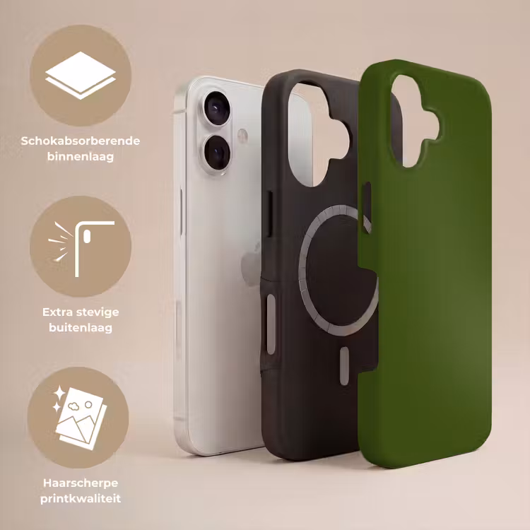 Telefoonhoesje Toughcase - Olive - Drab - Groen — 3