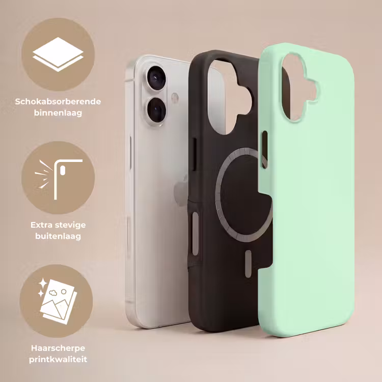 Telefoonhoesje Toughcase - Pale - Mint - Groen — 3