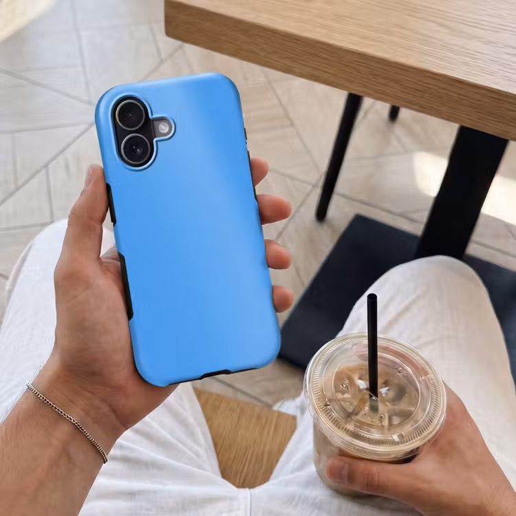 Telefoonhoesje Toughcase - Bright - Azure - Blauw — 4