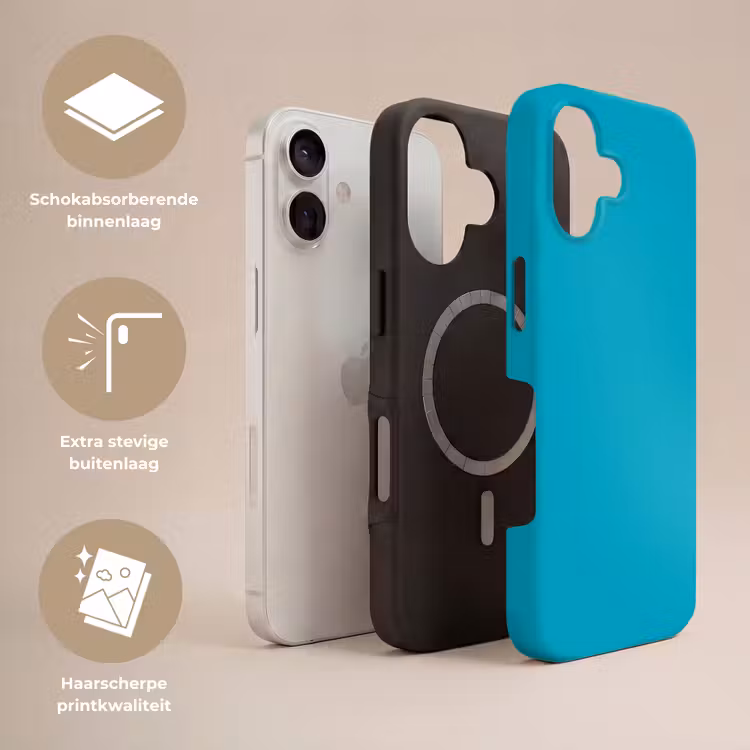 Telefoonhoesje Toughcase - Deep - Turquoise - Turkoois — 3