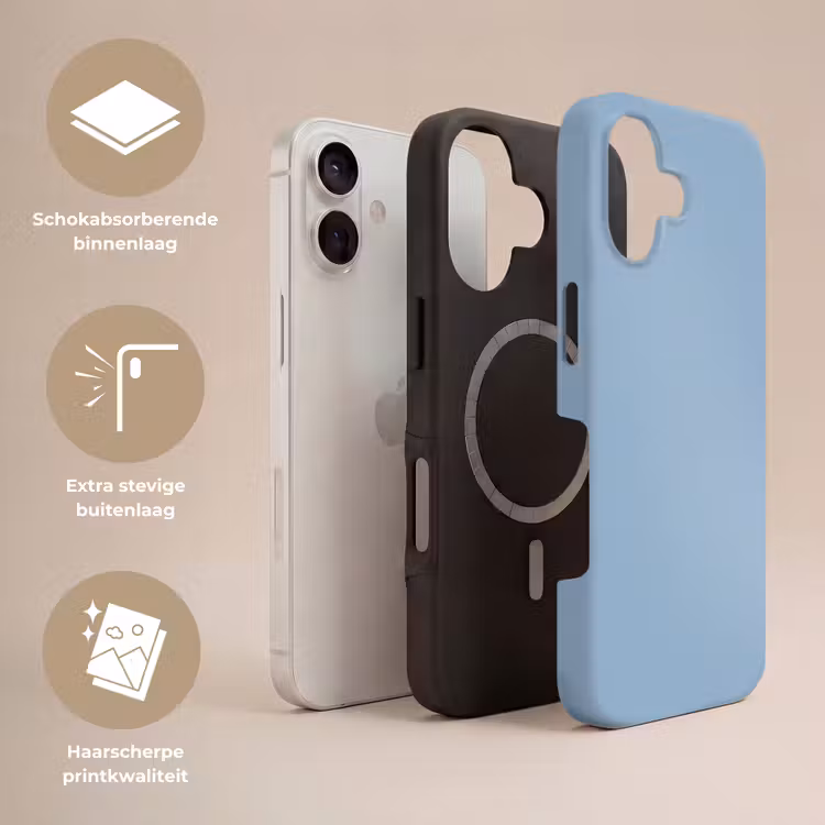 Telefoonhoesje Toughcase - Dusty - Denim - Blauw — 3