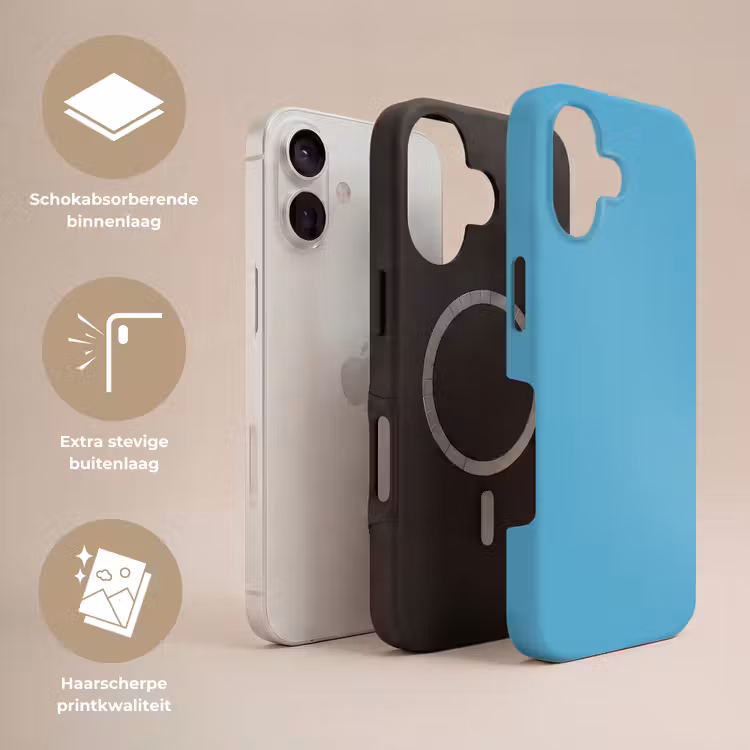 Telefoonhoesje Toughcase - Ocean - Teal - Blauw — 3