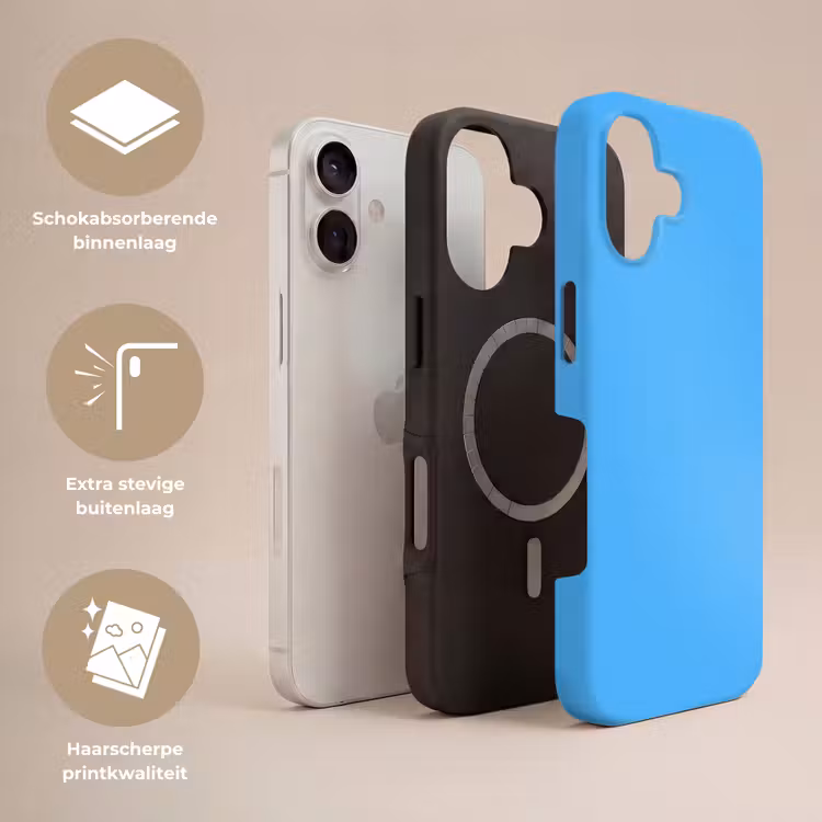 Telefoonhoesje Toughcase - Sky - Blue - Blauw — 3