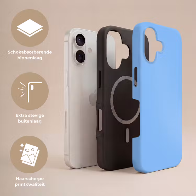 Telefoonhoesje Toughcase - Sky - Glow - Blauw — 3