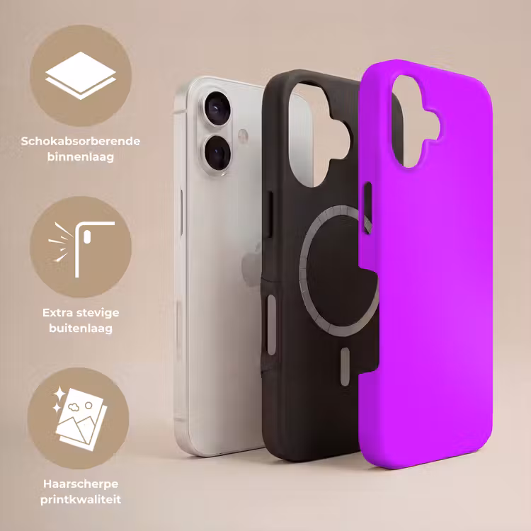 Telefoonhoesje Toughcase - Neon - Orchid - Paars — 3
