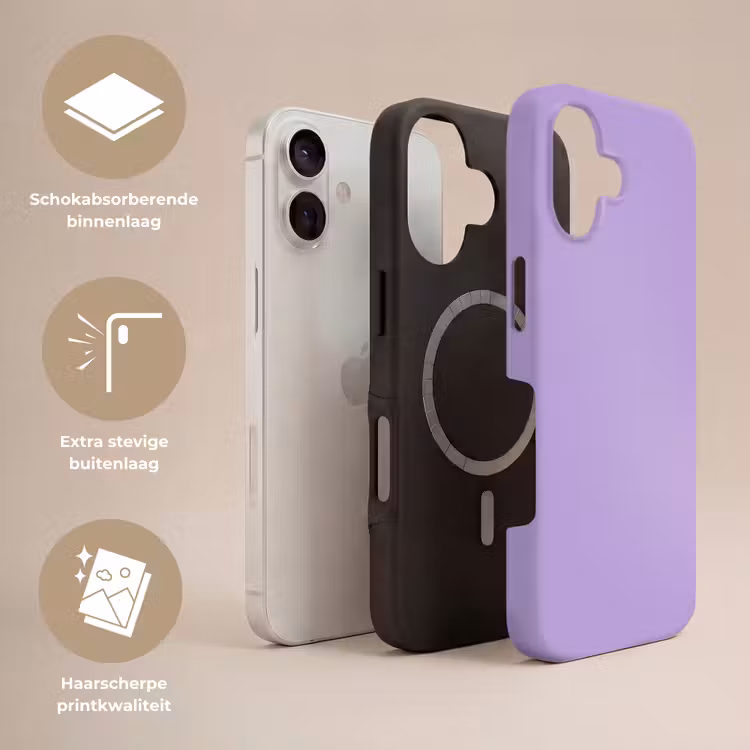 Telefoonhoesje Toughcase - Soft - Lavender - Paars — 3