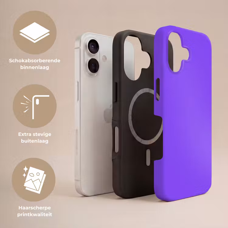 Telefoonhoesje Toughcase - Vivid - Violet - Paars — 3
