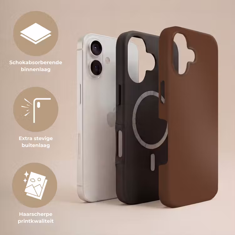 Telefoonhoesje Toughcase - Deep - Clay - Brown - Bruin — 3