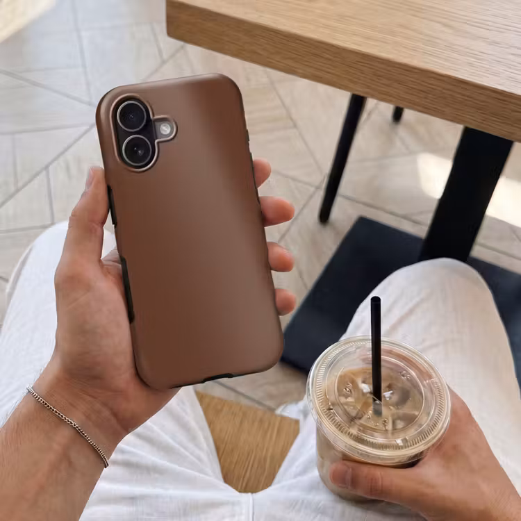 Telefoonhoesje Toughcase - Deep - Clay - Brown - Bruin — 4