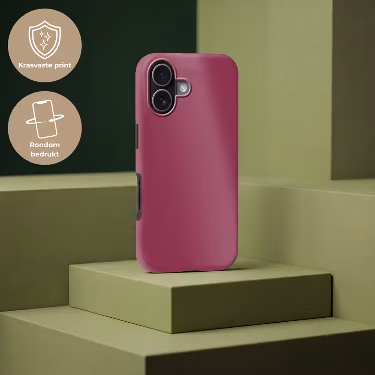 Telefoonhoesje Toughcase - Deep - Rasberry - Rood — 7