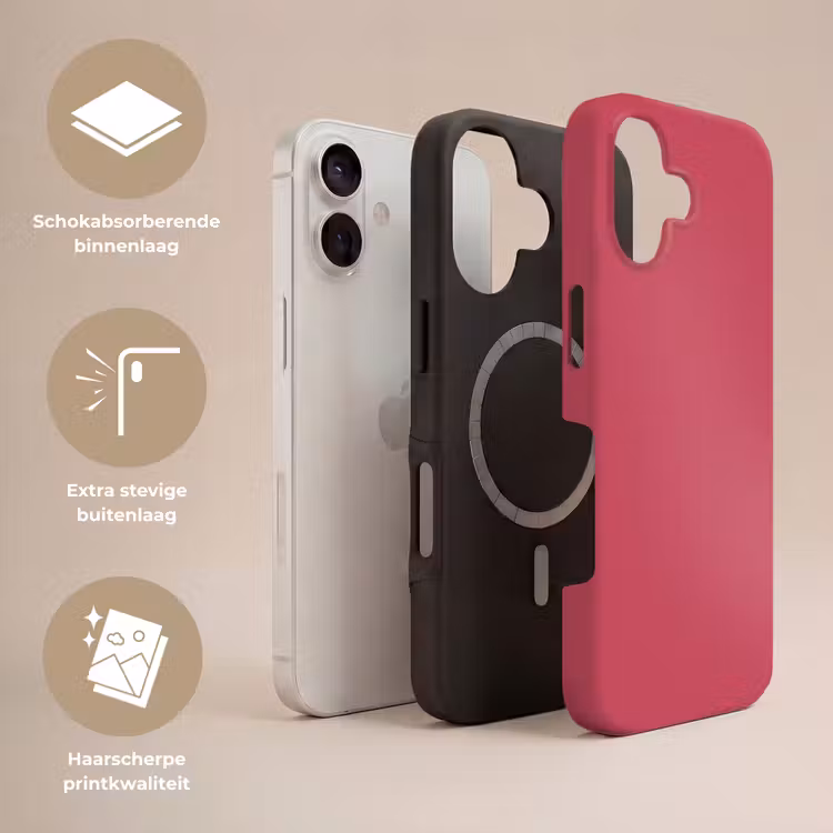 Telefoonhoesje Toughcase - Bold - Berry - Rood — 3