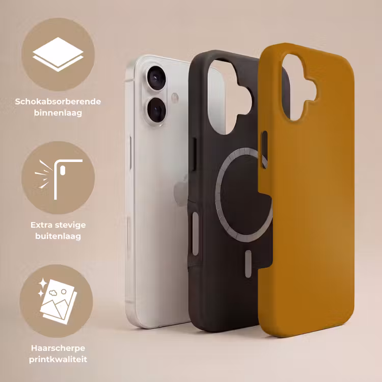 Telefoonhoesje Toughcase - Ocre - Gold - Geel — 3