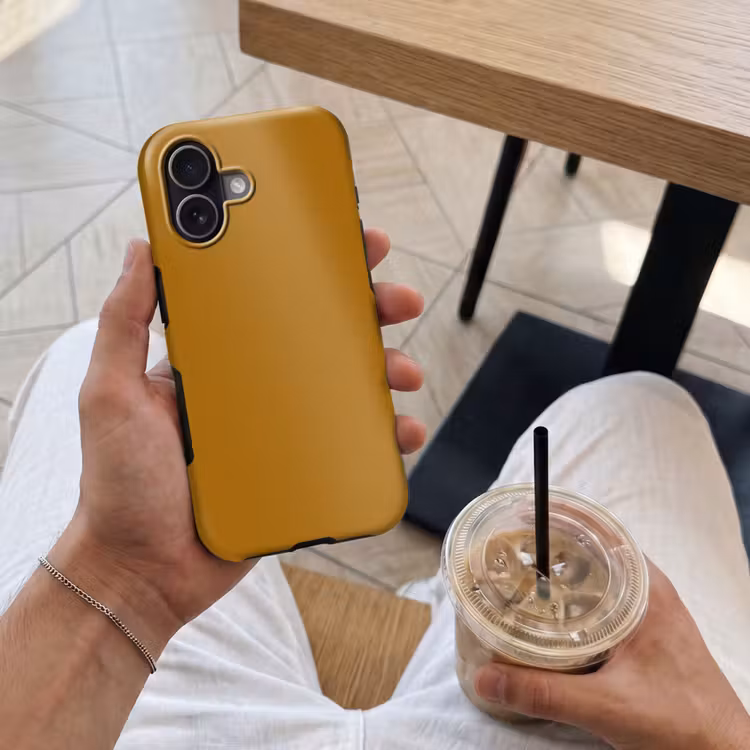 Telefoonhoesje Toughcase - Ocre - Gold - Geel — 4