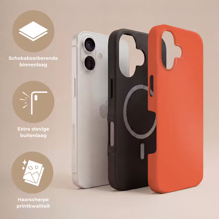 Telefoonhoesje Toughcase - Rustic - Clay - Oranje — 3