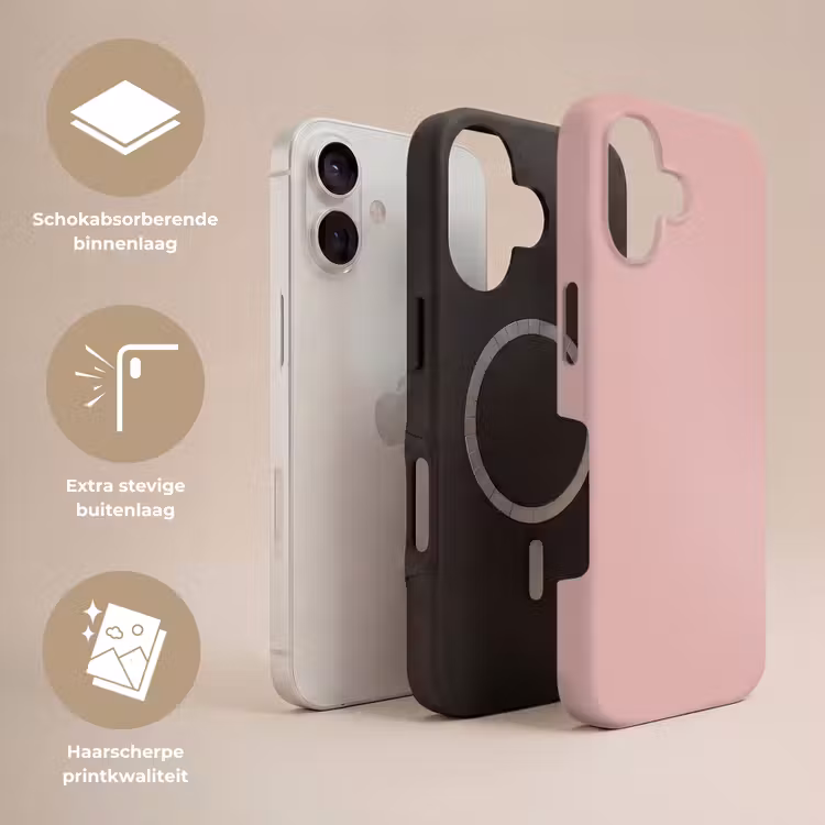 Telefoonhoesje Toughcase - Soft - Blush - Roze — 3