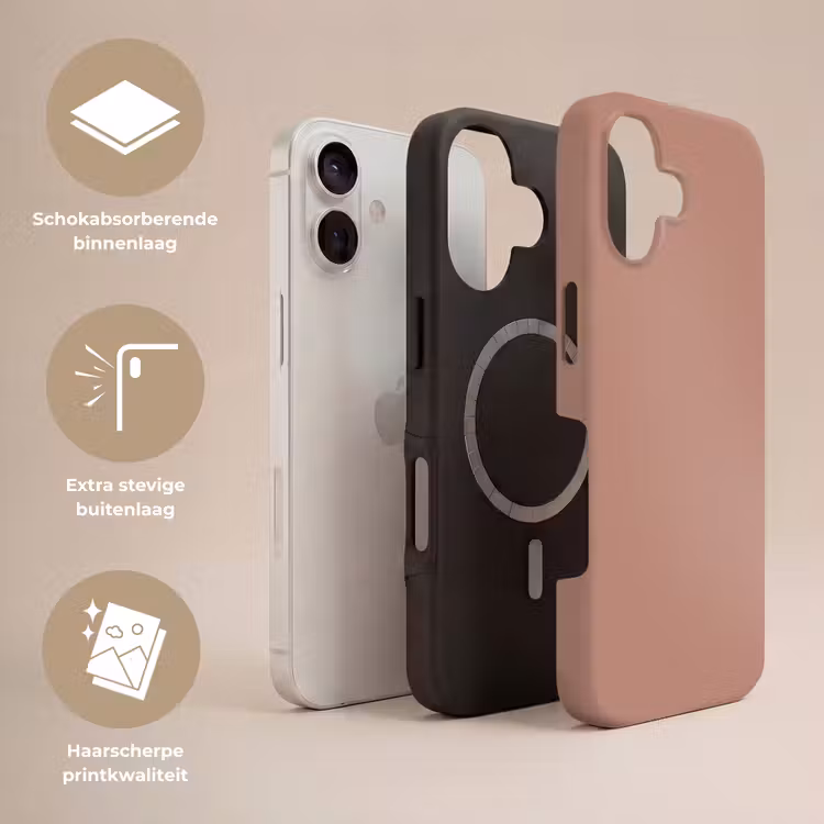 Telefoonhoesje Toughcase - Earthy - Blusher - Roze — 3