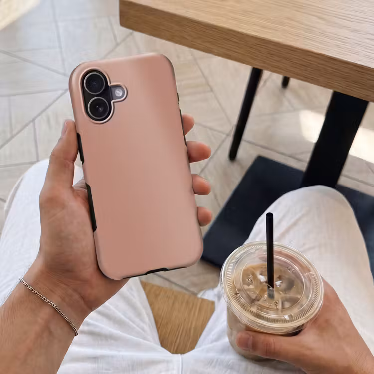 Telefoonhoesje Toughcase - Earthy - Blusher - Roze — 4