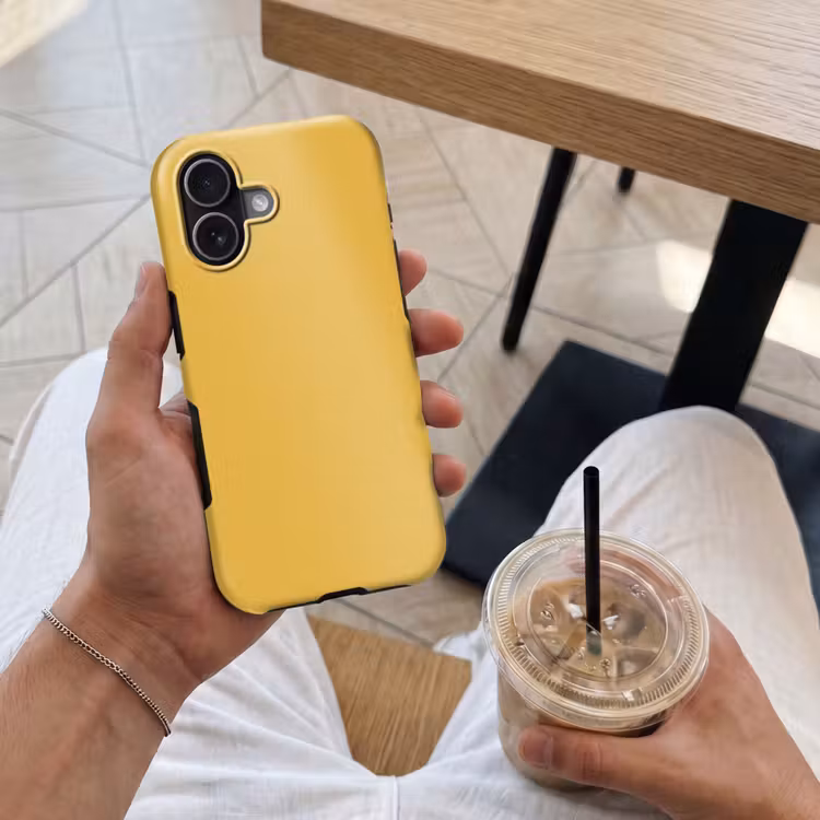 Telefoonhoesje Toughcase - Joyful - Mustard - Geel — 4