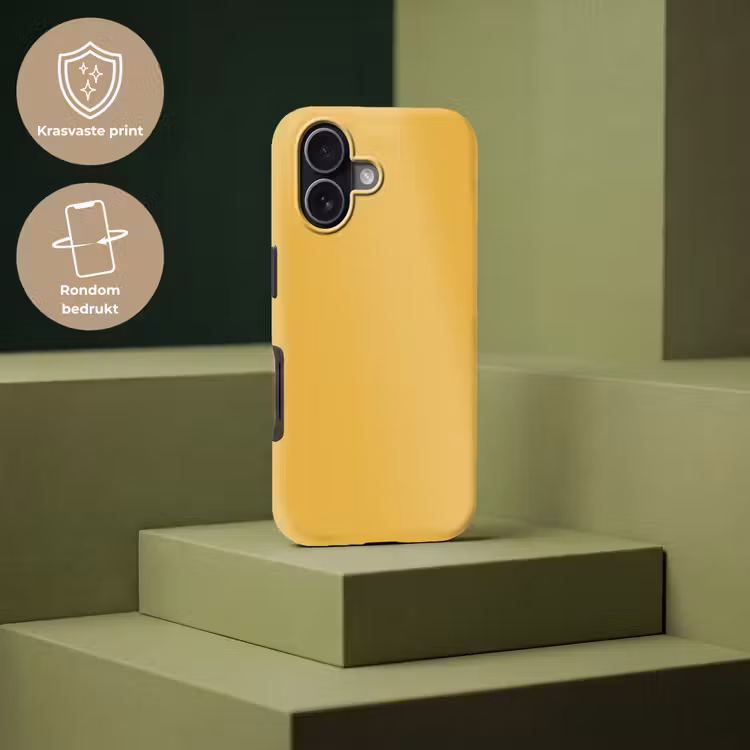Telefoonhoesje Toughcase - Joyful - Mustard - Geel — 7